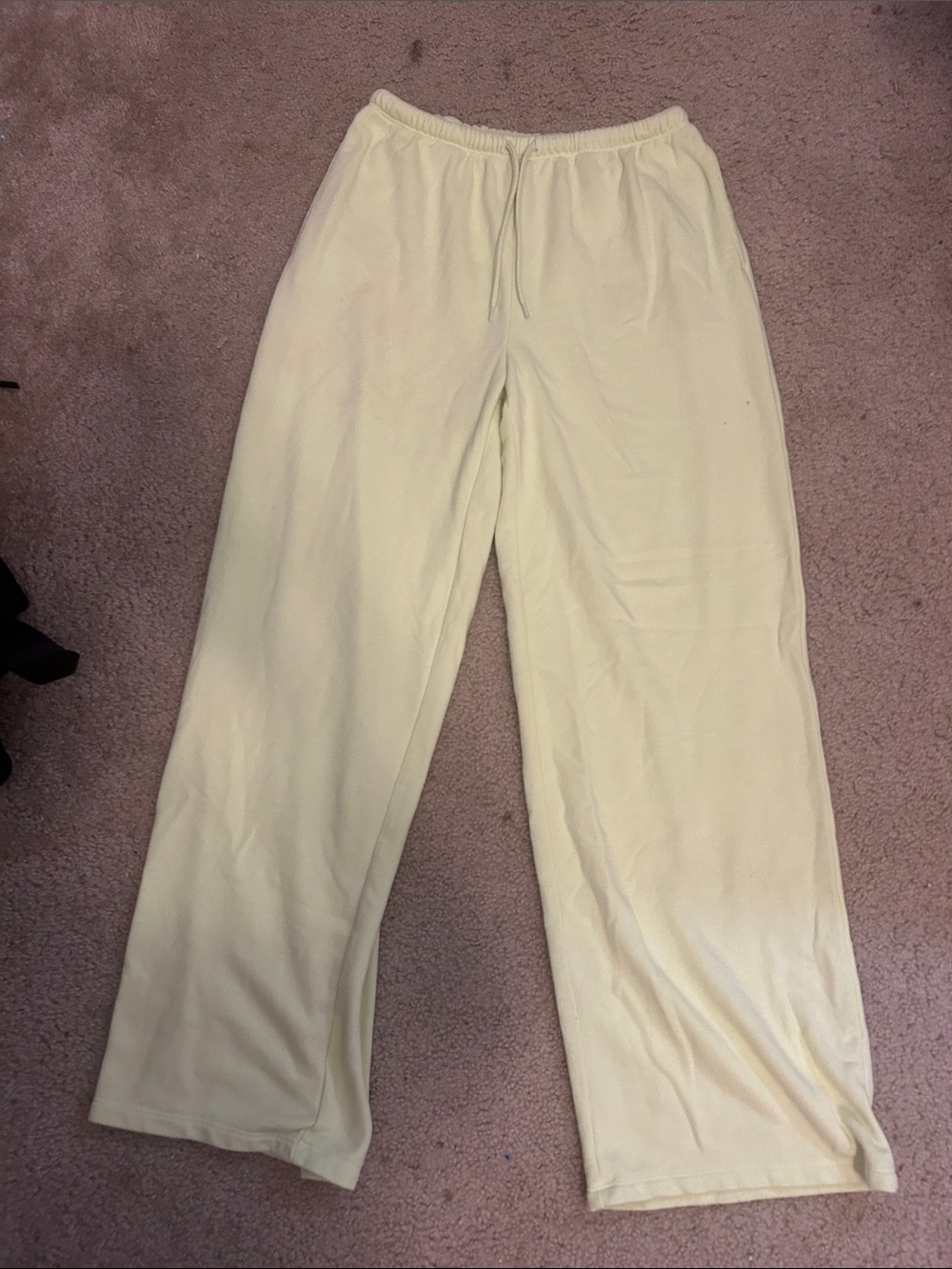Target Yellow Wide-Leg Lounge Pants